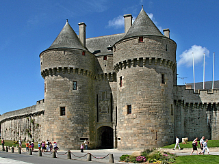 Guérande u solných polí v Pays de Loire