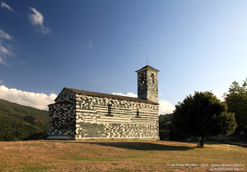 Kostel San Michel de Murato na Korsice (Francie)