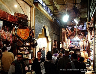 Tržiště v Káhiře (Egypt)