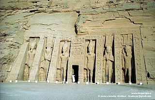 Chrám v Abu Simbel (Egypt)