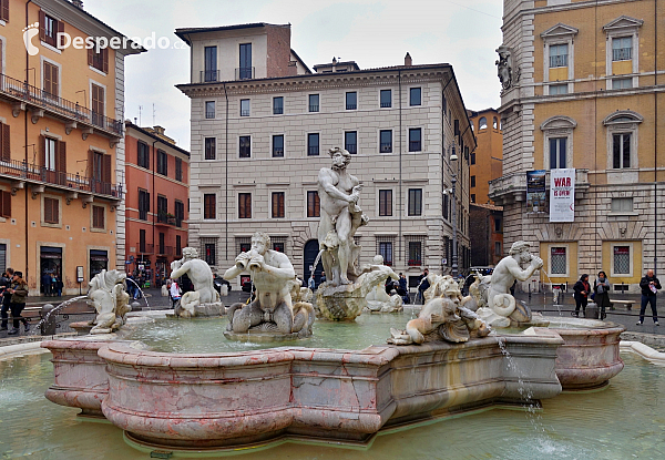 Piazza Navona v Římě (Itálie)