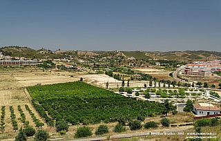 Pohled z hradu v Silves (Portugalsko)