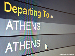 Odletové tabule do Řecka