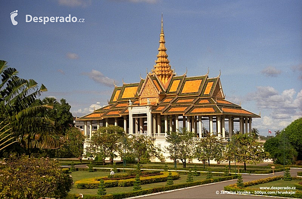 Královský palác v Phnom Penhu (Kambodža)