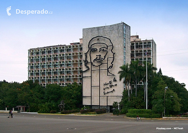 Jeden ze symbolů kubánské revoluce - Che Guevara (Kuba)