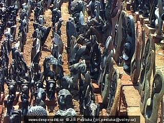 U Viktoriiných vodopádů (Zimbabwe)