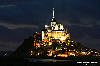 Mont-Saint-Michel v Normandii (Francie)