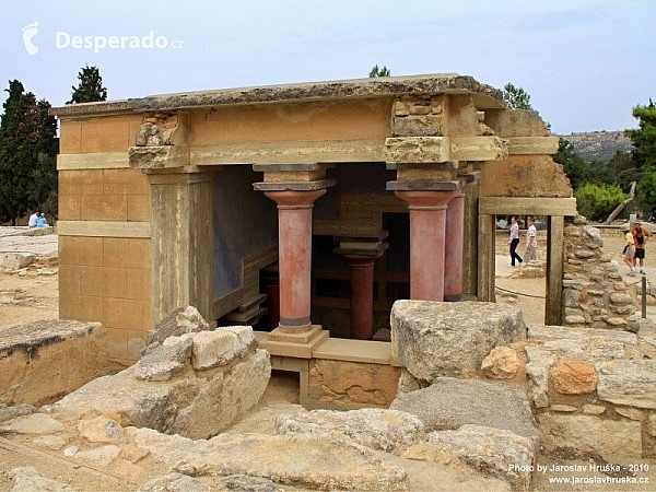 Knossos na Krétě (Řecko)