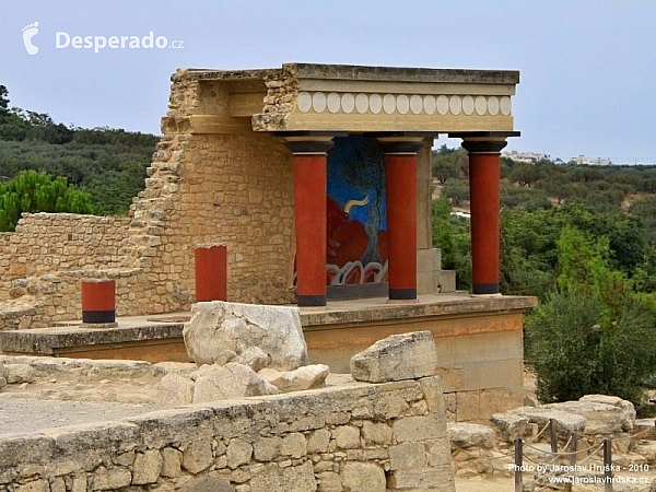 Knossos na Krétě (Řecko)