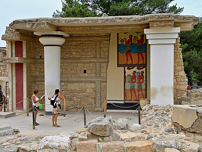 Knóssos na Krétě (Řecko)