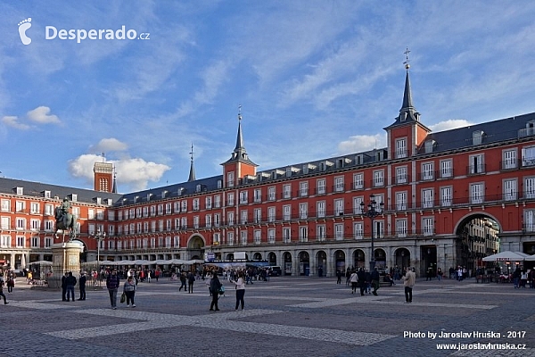 Plaza Mayor v Madridu (Španělsko)
