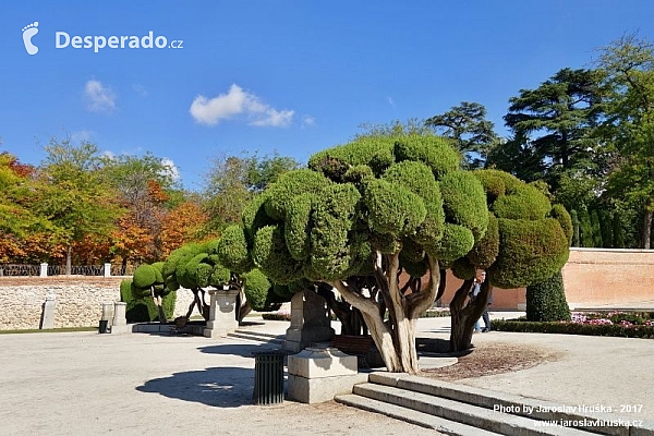 Park Retiro (Parque del Buen Retiro) v Madridu (Španělsko)