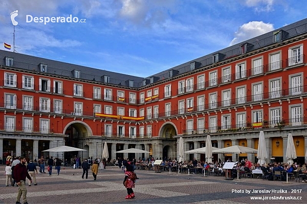 Plaza Mayor v Madridu (Španělsko)