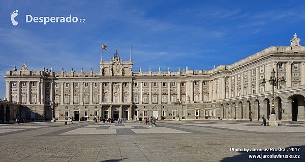 Královský palác v Madridu (Španělsko)