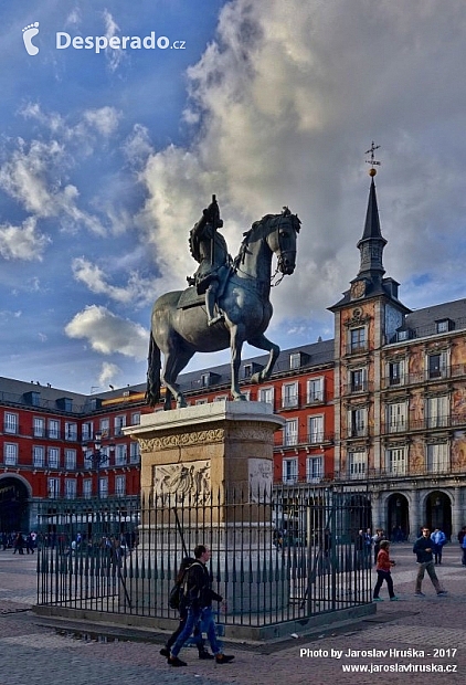 Plaza Mayor v Madridu (Španělsko)