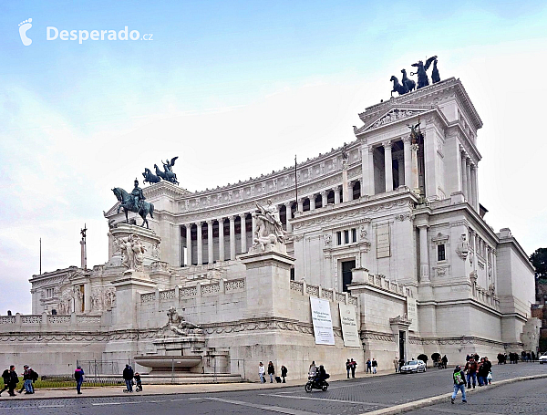 Altare della Patria v Římě (Itálie)