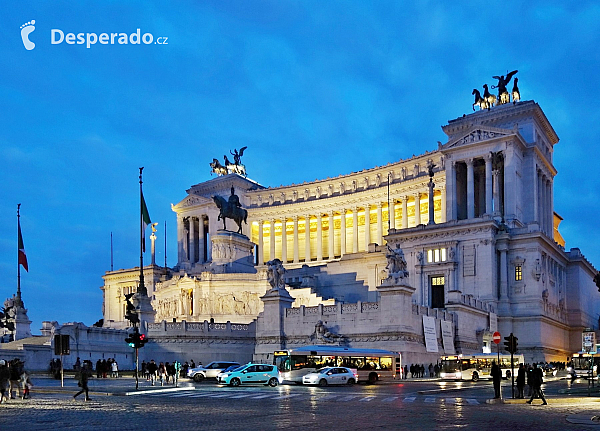 Altare della Patria v Římě (Itálie)