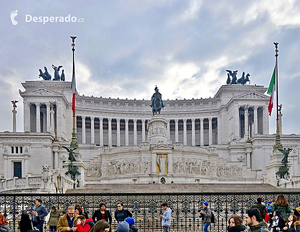 Altare della Patria v Římě (Itálie)