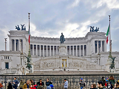 Altare della Patria v Římě (Itálie)