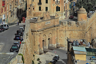 Upper Barrakka Gardens ve Vallettě (Malta)