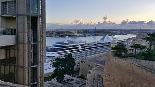 Upper Barrakka Gardens ve Vallettě (Malta)