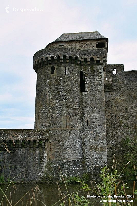 Hrad Fougéres v Bretani (Francie)