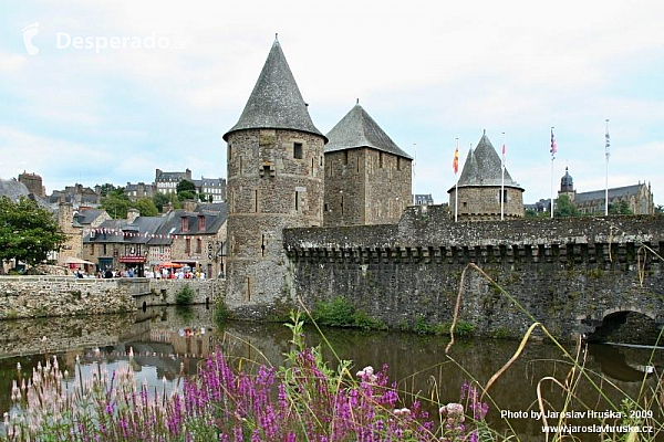 Hrad Fougéres v Bretani (Francie)