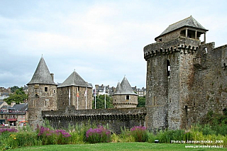 Hrad Fougéres v Bretani (Francie)