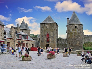 Hrad Fougéres v Bretani (Francie)