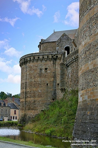 Hrad Fougéres v Bretani (Francie)