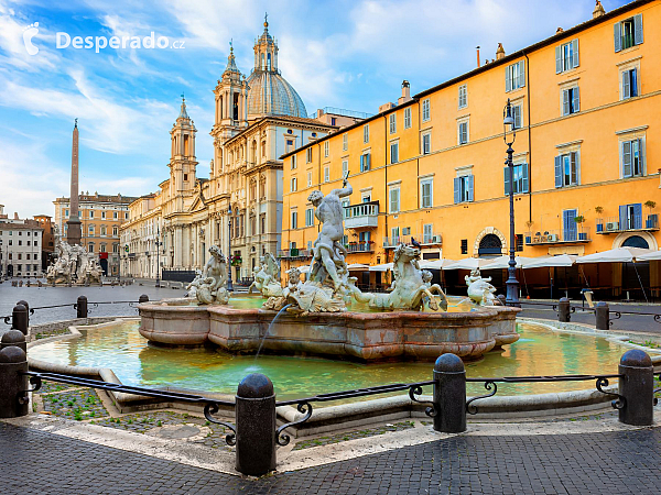 Piazza Navona v Římě (Itálie)