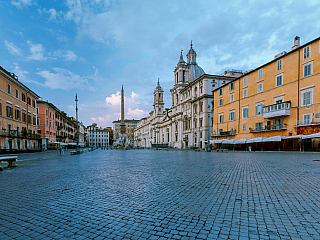 Piazza Navona v Římě (Itálie)