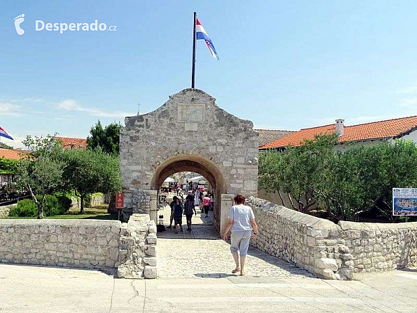 Gornja vrata (městská brána) do městečka Nin (Chorvatsko)