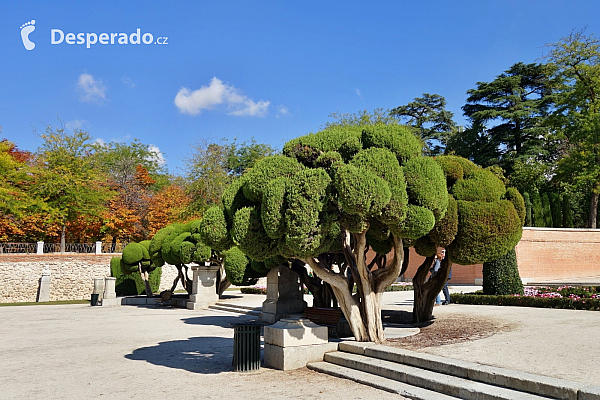 El Retiro Park v Madridu (Španělsko)