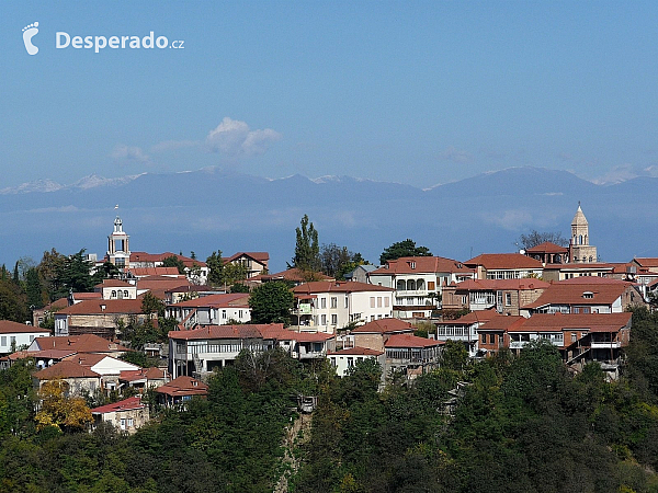 Pohled na Sighnaghi (Gruzie)