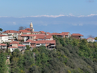 Pohled na Sighnaghi (Gruzie)