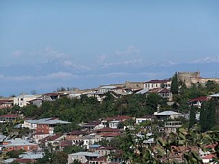Pohled na Sighnaghi (Gruzie)