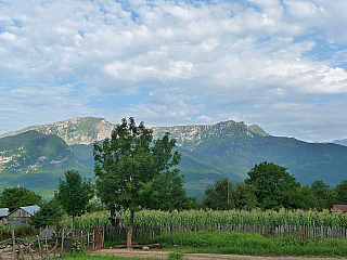 Malebná vesnice Okureshi (Gruzie)