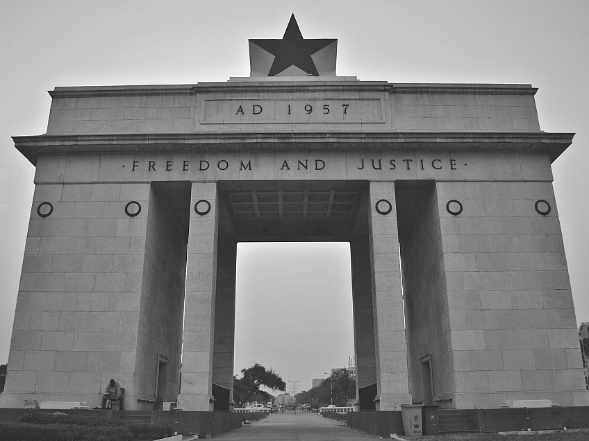 Památník svobody a spravedlnosti v Accra (Ghana)