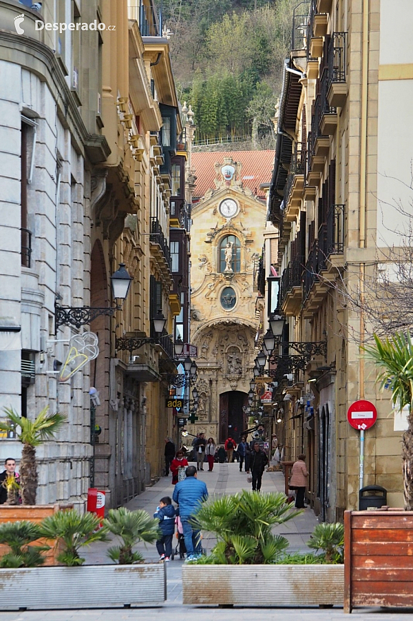 Staré centrum San Sebastian (Španělsko)