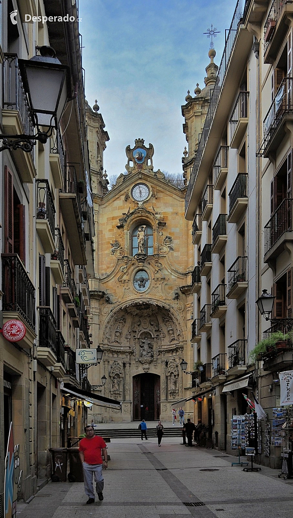 Staré centrum San Sebastian (Španělsko)