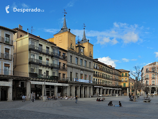 Plaza Mayor v Segovii (Španělsko)