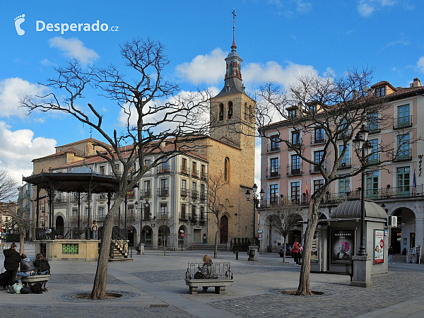 Plaza Mayor v Segovii (Španělsko)