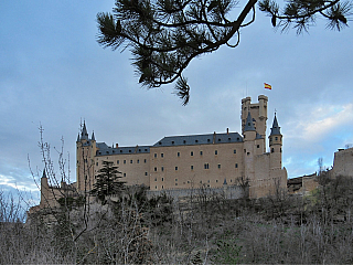 Hrad v Segovii (Španělsko)