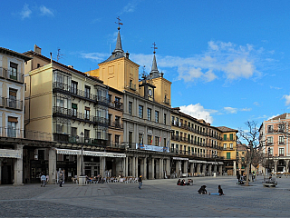 Plaza Mayor v Segovii (Španělsko)