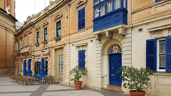 Centrum městečka Mosta (Malta)