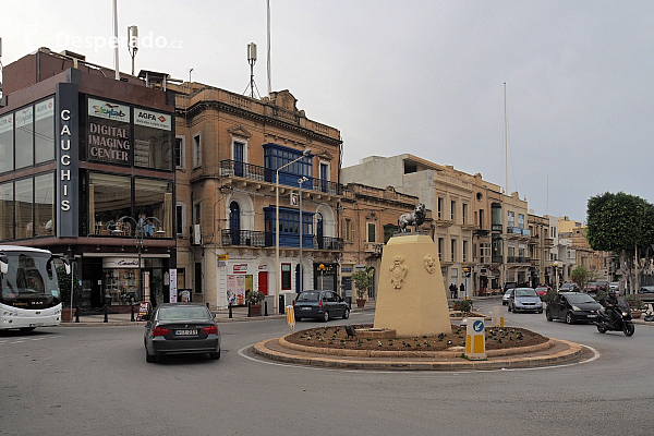 Centrum městečka Mosta (Malta)