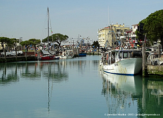 Přístav v Caorle (Itálie)