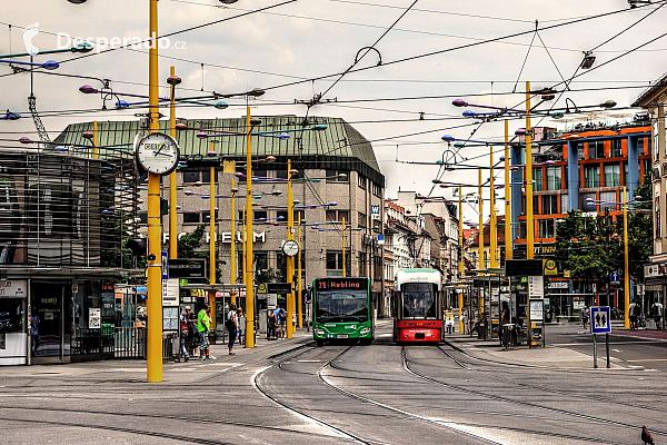 Jakominiplatz v Grazu (Rakousko)