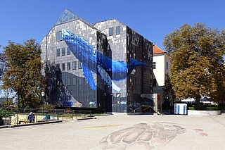 Moderní architektura v Záhřebu (Chorvatsko)